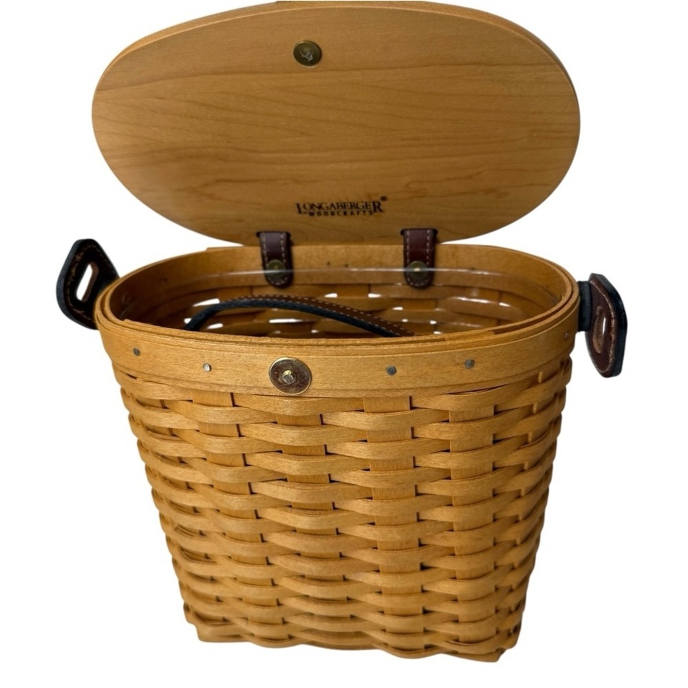 Longaberger CC 2000 Saddlebrook Country Estates L & S Purse Basket Mom/Daughter - Picture 8 of 16